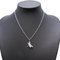 Collar TIFFANY con libélula de diamantes para mujer en oro blanco 750, Imagen 8