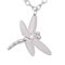 TIFFANY Dragonfly Diamond Women's Necklace 750 White Gold 4