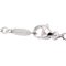 Collar TIFFANY con libélula de diamantes para mujer en oro blanco 750, Imagen 6
