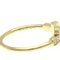 Bague TIFFANY T Wire en or jaune [18K] Bague en diamant à la mode en or 8
