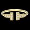 Anello TIFFANY con filo a T in oro giallo [18K] Anello in oro con diamanti alla moda, Immagine 1