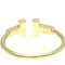 Anillo de alambre TIFFANY T de oro amarillo [18K] Anillo de banda de diamantes de moda en oro, Imagen 7