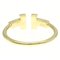 TIFFANY T Wire Ring Yellow Gold [18K] Fashion Diamond Band Ring Gold, Image 3