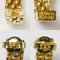 Tiffany & Co. K18Yg Yellow Gold Somerset Mesh Hoop Earrings 8.3G Women's, Set of 2 4