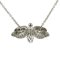 TIFFANY Paper Flower Firefly Blue Topaz Necklace Pt950 Platinum Women's &Co. 3