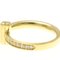 TIFFANY T One Ring Yellow Gold [18K] Fashion Diamond Band Ring 7