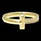 TIFFANY T One Ring Yellow Gold [18K] Fashion Diamond Band Ring 1