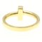TIFFANY T One Ring Yellow Gold [18K] Fashion Diamond Band Ring 4