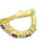 Tiffany & Co. Sapphire Diamond Earrings K18 Yg Yellow Gold 750 Clip-On, Set of 2 3