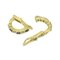 Tiffany & Co. Sapphire Diamond Earrings K18 Yg Yellow Gold 750 Clip-On, Set of 2 2