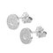 1837 Circle White Gold Earrings from Tiffany & Co., Set of 2 2