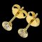 Tiffany & Co. Visor Yard 1P Diamond Earrings K18 Yellow Gold Ladies, Set of 2, Image 1