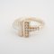 Ring T Wire Diamond & Pink Gold from Tiffany & Co. 9