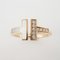 Ring T Wire Diamond & Pink Gold from Tiffany & Co. 2