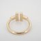 Ring T Wire Diamond & Pink Gold from Tiffany & Co. 7