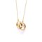 Interlocking Pendant Necklace in Pink Gold from Tiffany & Co. 1
