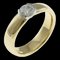 TIFFANY Solitaire Ring Size 9.5 18K Yellow Gold Diamond Women's &Co. 1