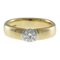 TIFFANY Solitaire Ring Größe 9,5 18 Karat Gelbgold Diamant Damen &Co. 3