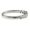 TIFFANY Jazz Graduierter Ring Nr. 15 Pt950 Platin Diamant Unisex &Co. 6