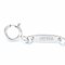 TIFFANY & Co. Collier T Smile Grand Modèle K18WG Or Blanc 290686 6