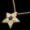 TIFFANY 750YG Star Women's Necklace 750 Yellow Gold 1
