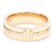 T Two Narrow Diamond Ring in Pink Gold from Tiffany & Co. 1