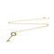 TIFFANY Clover Key Halskette Gelbgold [18K] Diamant Herren,Damen Mode Anhänger Halskette [Gold] 9