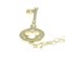 TIFFANY Collar con llave de trébol de oro amarillo [18K] Diamante para hombre, collar con colgante de moda para mujer [Oro], Imagen 4