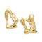 Aretes K18yg con corazón abierto de oro amarillo de Tiffany & Co.. Juego de 2, Imagen 2
