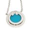 Two Circle Limited White Gold & Turquoise Necklace from Tiffany & Co. 5