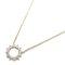 Tiffany&co Open Circle Diamond Necklace Necklace Clear K18pg[rose Gold] Clear 1