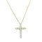 Kleine Halskette mit Kreuzdiamanten von Tiffany & Co. 2