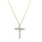 Small Cross Diamond Necklace from Tiffany & Co. 2
