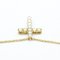 Colgante de cruz pequeño de diamantes en oro amarillo de Tiffany & Co., Imagen 6