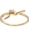 TIFFANY Knot Diamond Ring Pink Gold [18K] Fashion Diamond Band Ring Pink Gold 9