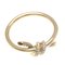 TIFFANY Knot Diamond Ring Pink Gold [18K] Fashion Diamond Band Ring Pink Gold 3
