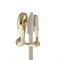 Pendientes de corazón abierto Tiffany & Co. en oro amarillo de 18 quilates para mujer, Juego de 2, Imagen 4