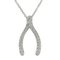 Wishbone Halskette in Platin von Tiffany & Co. 1