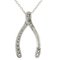 Wishbone Necklace in Platinum from Tiffany & Co. 3