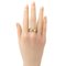 TIFFANY&Co. K18YG Gelbgold T TWO Narrow Diamond Ring 1 6.7g Damen 2