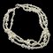 TIFFANY&Co. Necklace 3-strand Ball Chain 925 Silver Women's 1