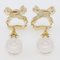 Platinum & Yellow Gold Earrings from Tiffany & Co., Set of 2 4