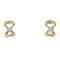 Platinum & Yellow Gold Earrings from Tiffany & Co., Set of 2 1