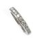 TIFFANY & Co. Bague Pt950 Platine Full Circle Sertissage Canal 60003339 Diamant Taille 6,5 3,6g Femme 2