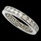 TIFFANY&Co. Pt950 Platin Vollkreis Ring mit Kanalfassung 60003339 Diamantgröße 6,5 3,6 g Damen 1