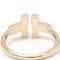 Anello TIFFANY T Wire in oro rosa [18K] Fashion Diamond, anello con conchiglia in oro rosa, Immagine 7