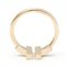 TIFFANY T Wire Ring Pink Gold [18K] Fashion Diamond,Shell Band Ring Pink Gold 9