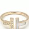 TIFFANY T Wire Ring Pink Gold [18K] Fashion Diamond,Shell Band Ring Pink Gold 5