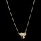 TIFFANY&Co. Diamond Flower Pendant Paper Necklace Rose Gold 1