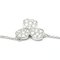 TIFFANY Collar abierto de flores de papel con diamantes de platino para hombres, collar con colgante de moda para mujeres [Silver], Imagen 6